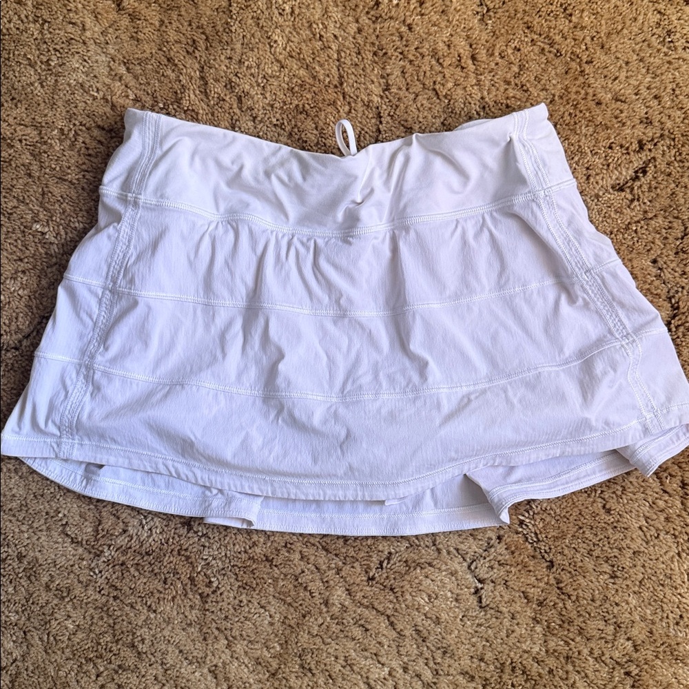 White Athletic Skort Lululemon Size 8